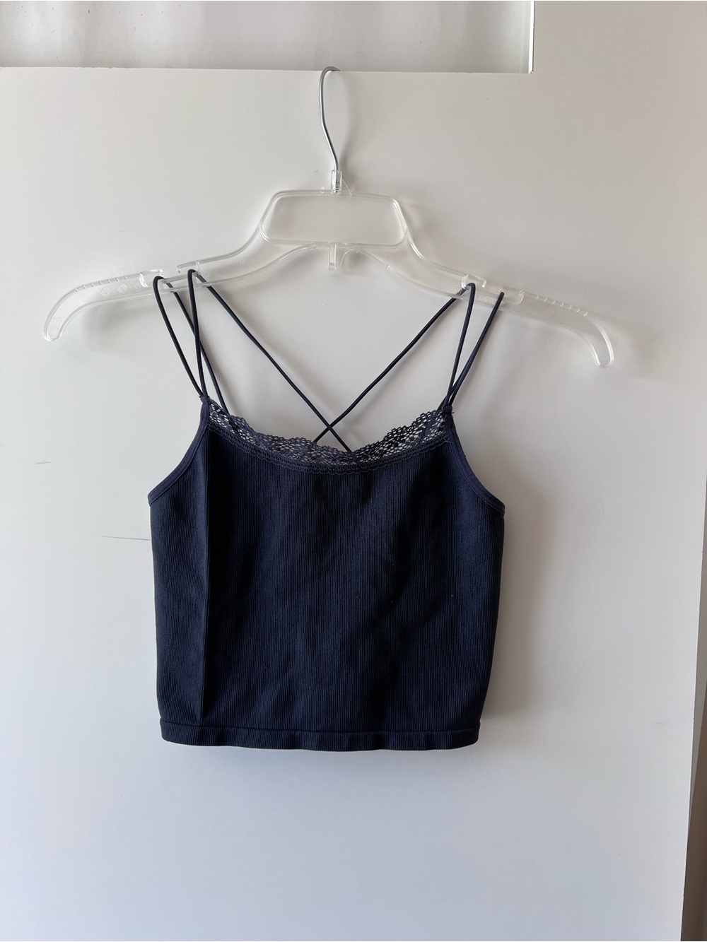 Aeropostale medium crop top slate